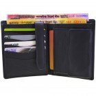 arpera Black Genuine Leather Mens Wallet C11511-1